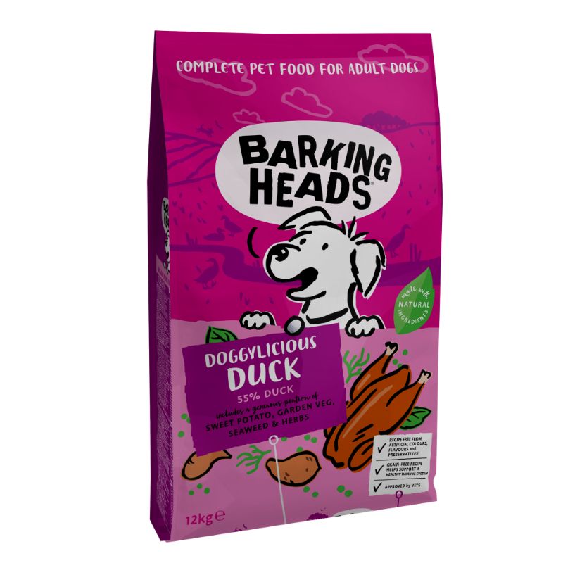 BARKING HEADS Doggylicious Duck Grain Free (Antiena) 12kg
